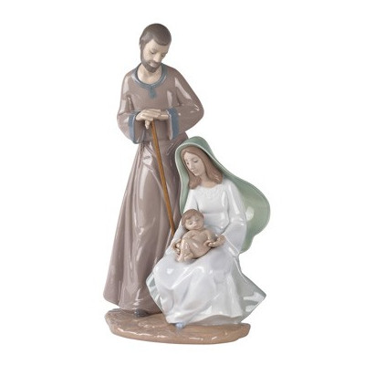 Statua Sacra Famiglia lucida - Nao