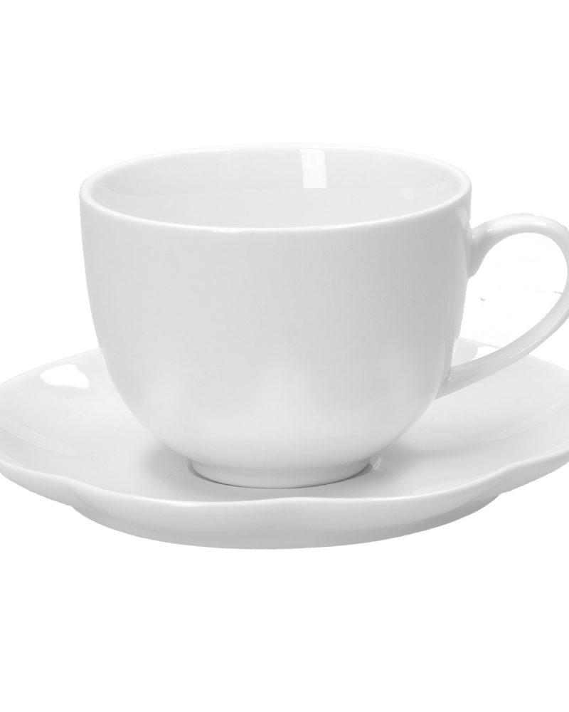 Tazza tè Villadeifiori  set da 6- La Porcellana Bianca