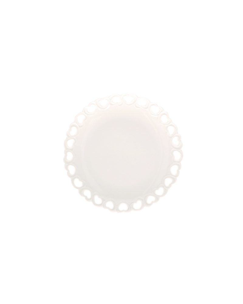 Piatto dolce Valentino set da 6 - La Porcellana Bianca