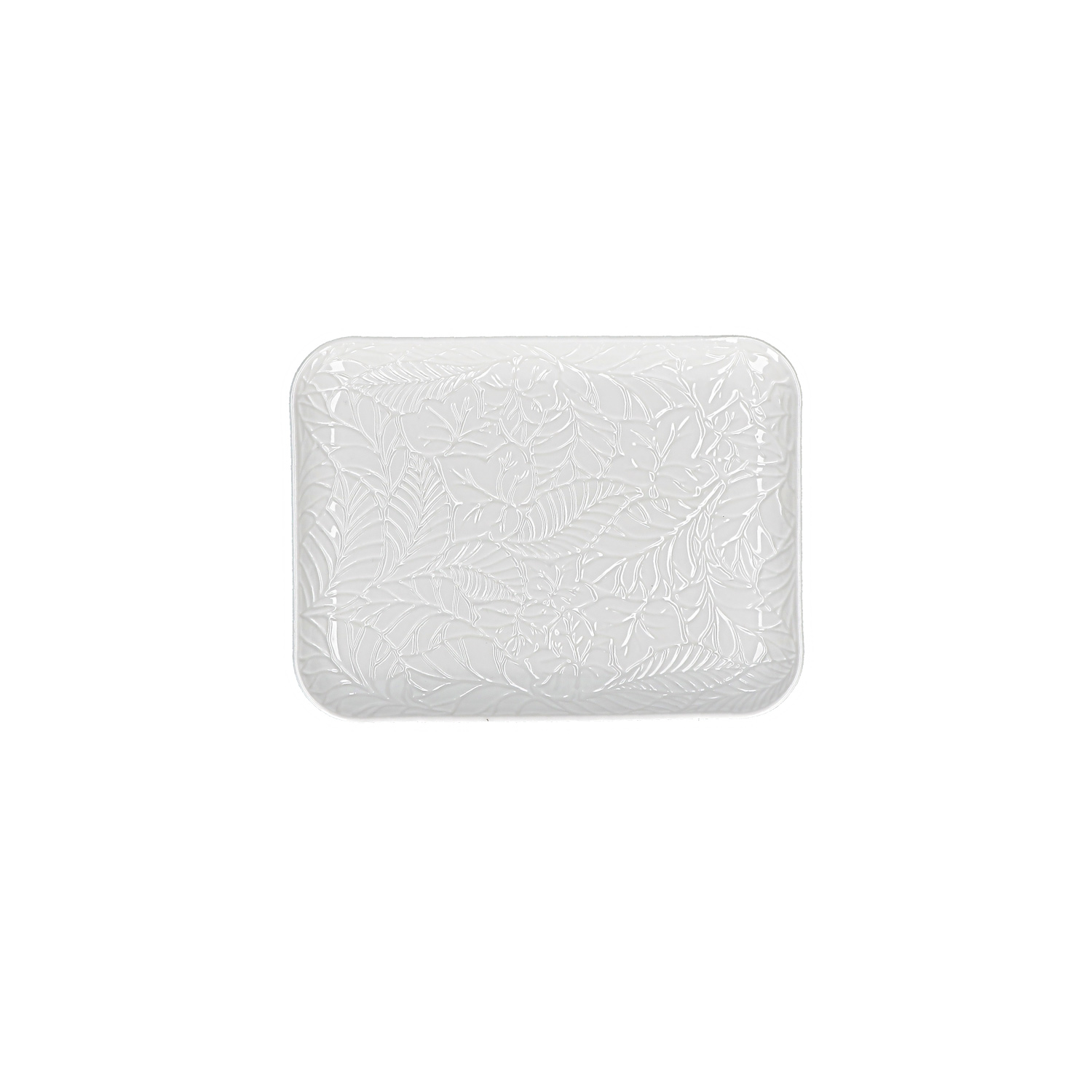 Vassoio rettangolare Bosco - La Porcellana Bianca